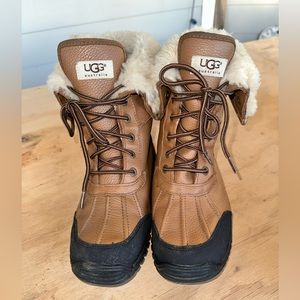 UGG Leather Boots Size 8